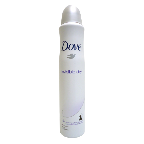 Desodorante spray Dove invisible 200 ml.