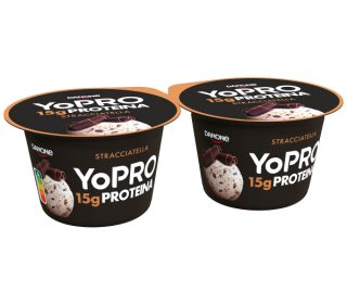 Yopro straciatella pack-2×160 g. Yopro straciatella pack-2×160 g.