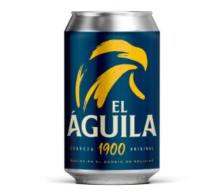 Cerveza El Águila lata 33 cl.