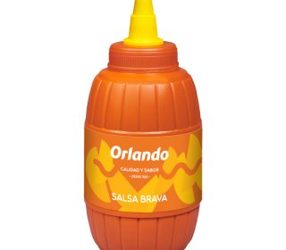 Salsa brava Orlando barrilito 290 g.