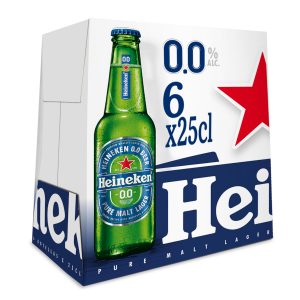 Cerveza 0,0% alochol Heineken pack-6x25 cl