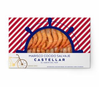 Gambas cocidas Castellar «m» 70/90p, 800 g. Gambas cocidas Castellar «m» 70/90p, 800 g.