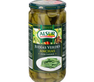 Judías verdes anchas Alsur 360 g.