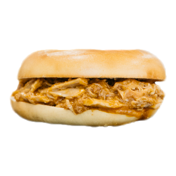 Bagel pull pork, un.