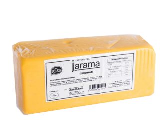 Queso cheddar barra Jarama, 250 g.