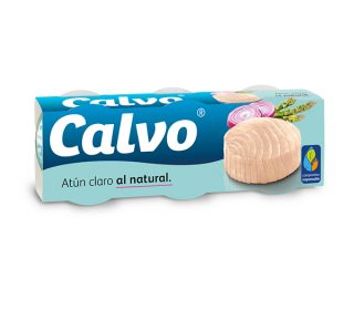 Atún al natural Calvo pack-3×52 g