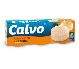 Atún en escabeche Calvo pack-3×52 g