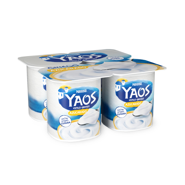 Yaos erca natural azucarado pack-4x115g