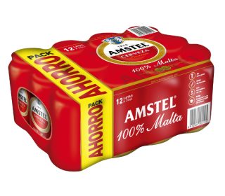 Cerveza Amstel pack-12×33 cl