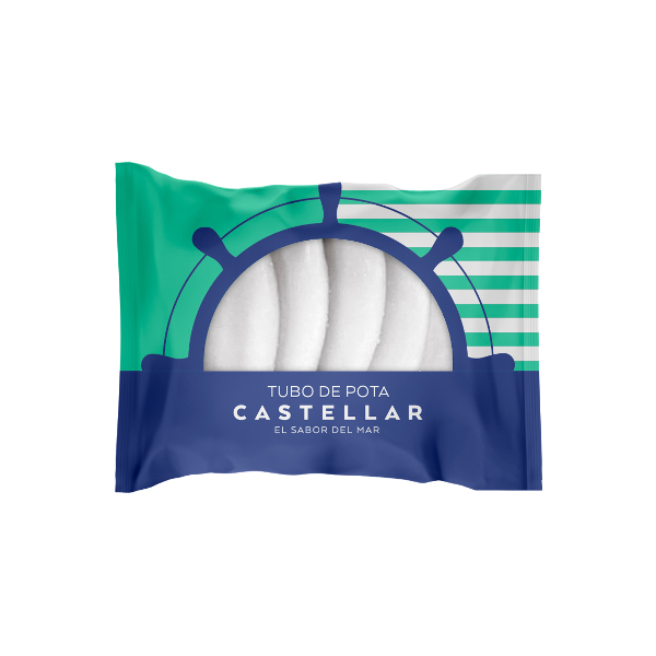 Tubo de pota Castellar bolsa 750 g.