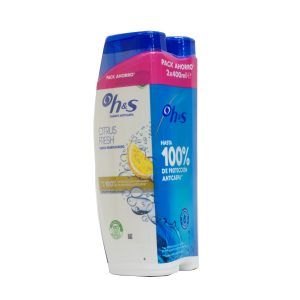 Champú H&S pack-2x400 ml.