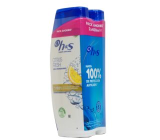 Champú H&S pack-2×400 ml. Champú H&S pack-2×400 ml.