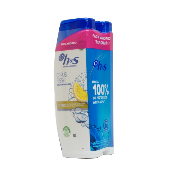Champú H&S pack-2x400 ml.