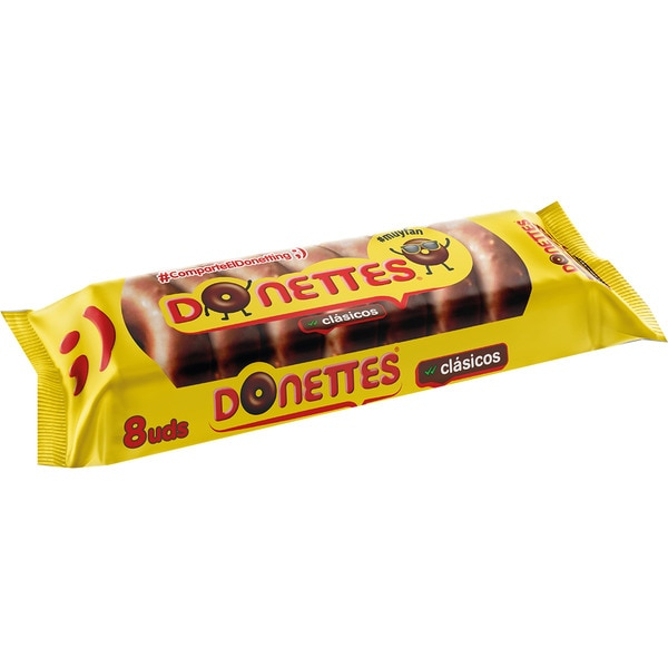 Donettes clásicos 8 un.