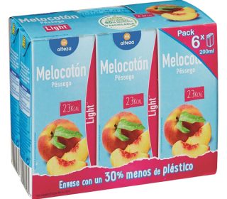 Nectar Alteza light melocotón pack-6×200 ml