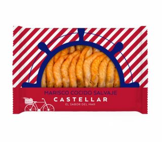 Gambas cocidas pink Castellar 80/100 est. 700 g