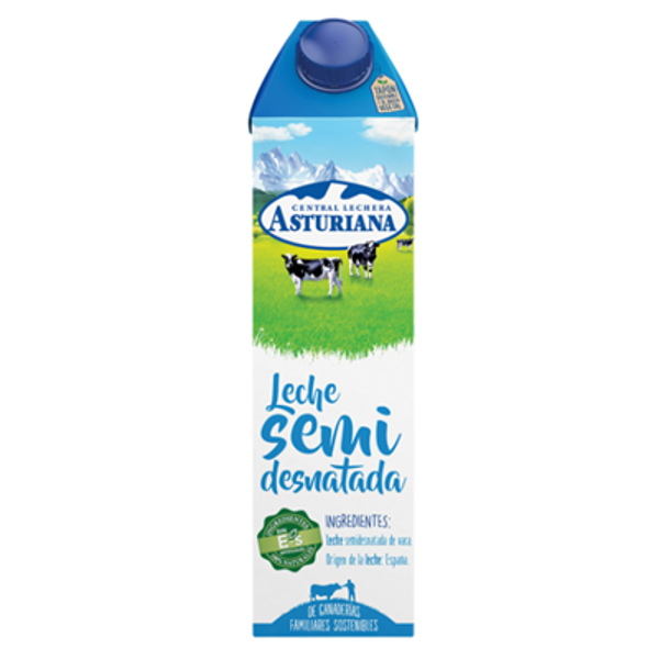 Leche semi Asturiana 1 lt