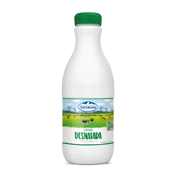 Leche desnatada Asturiana 1,5 lt