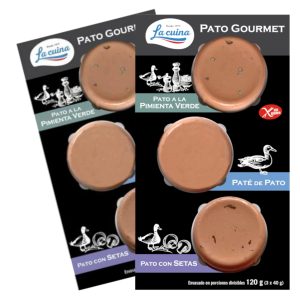 Tabla paté gormet La Cuina:manzan/cebolla caram./trufa pack-3x40g