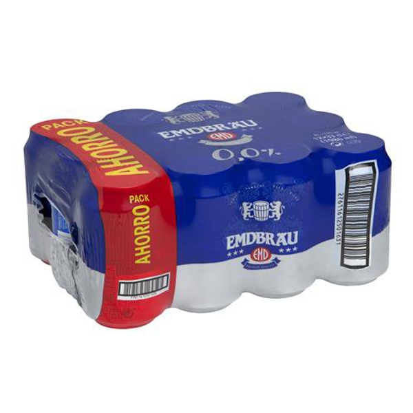 Cerveza 0,0% alcohol Emdbräu pack-12×33 cl