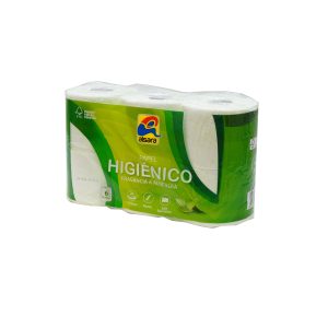 Papel higiénico Alsara aloe vera 3c 6 rollos