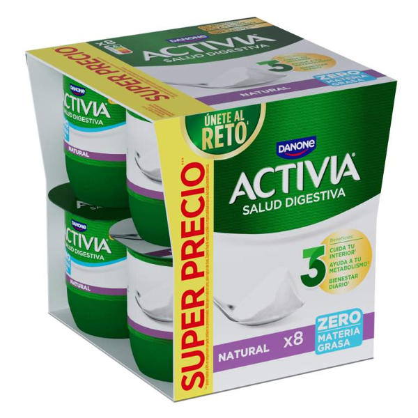 Activia natural pack-8×120 g