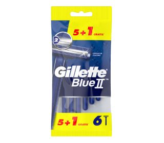 Maquinilla Gillette blue II  pack-5+1 un