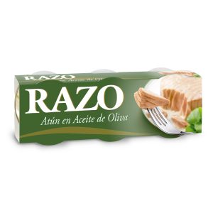 Atún a/oliva Razo pack-3x52 g