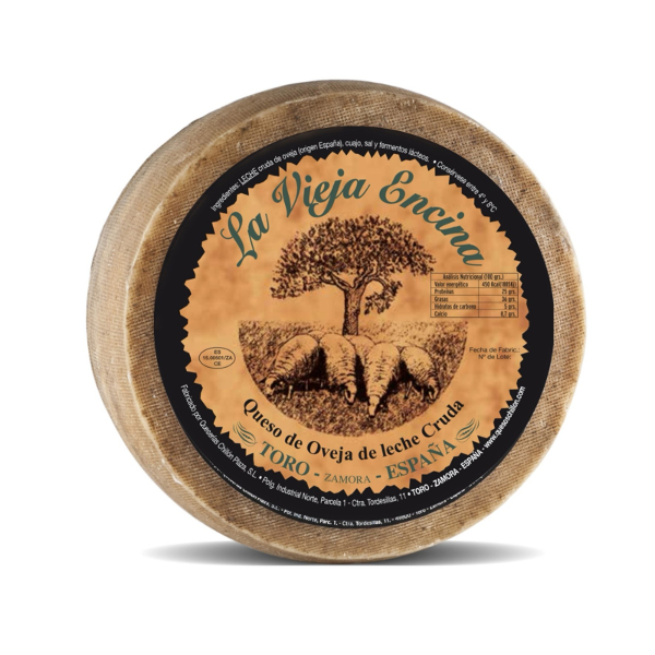 Queso oveja curado leche cruda La Vieja Encina, 250 g
