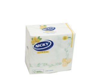 Servilletas Nicky maxi limón 2c  65 un