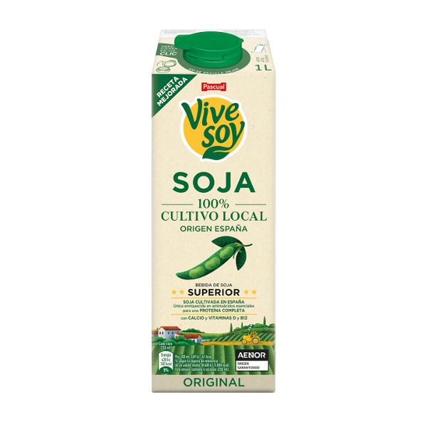 Bebida soja Vive Soy 1 Lt