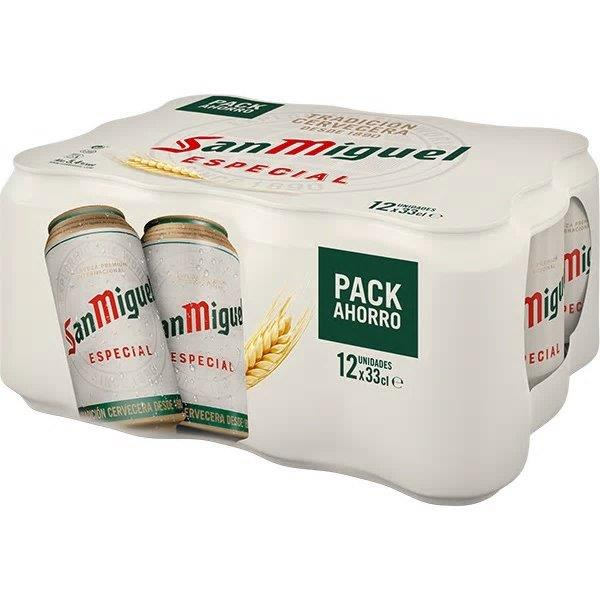 Cerveza San Miguel pack-12×33 cl