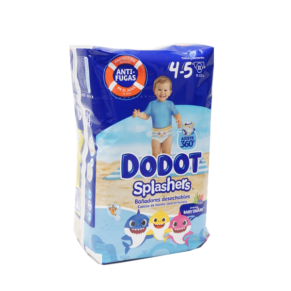 Pañales Dodot splashers t-4:11 un