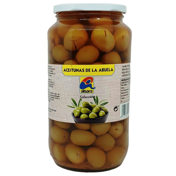 Aceitunas partidas abuela Alsara 550 g Aceitunas partidas abuela Alsara 550 g