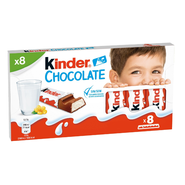Chocolatina Kinder barra 100 g Chocolatina Kinder barra 100 g
