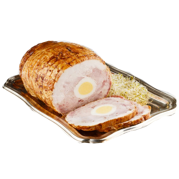 Pollo relleno al horno con huevo/j.serrano y queso Carloteña, 250 g Pollo relleno al horno con huevo/j.serrano y queso Carloteña, 250 g