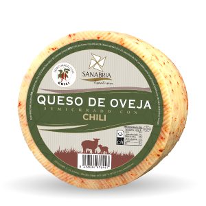 Queso oveja semicurado con chili Sanabria, 250 g