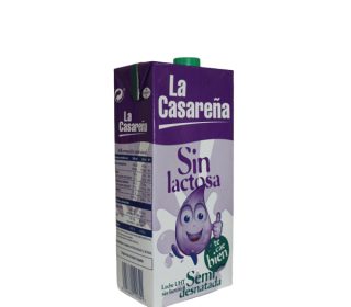 Leche sin lactosa La Casareña semi 1 Lt