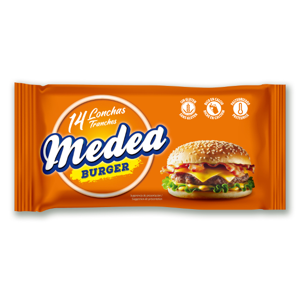 Lonchas Medea burger 14 lonchas