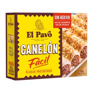 Canelón placas fácil El Pavo 125 g