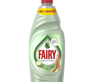 Lavavajillas Fairy aloe vera 400 ml +30% gratis