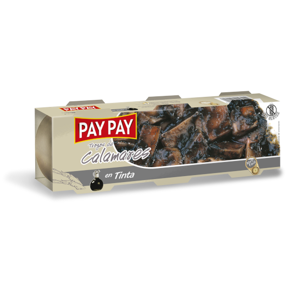 Calamares en tinta Pay Pay pack-3×55 g Calamares en tinta Pay Pay pack-3×55 g