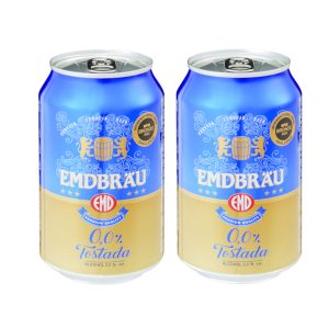 Cerveza Emdbrau 0,0 tostada lata 33 cl.