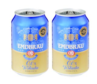 Cerveza Emdbrau 0,0 tostada lata 33 cl.