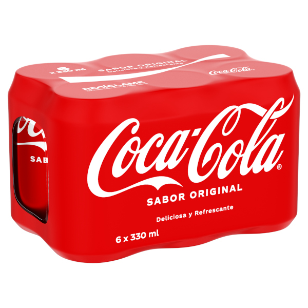 Coca Cola clásica pack-6x33cl Coca Cola clásica pack-6x33cl