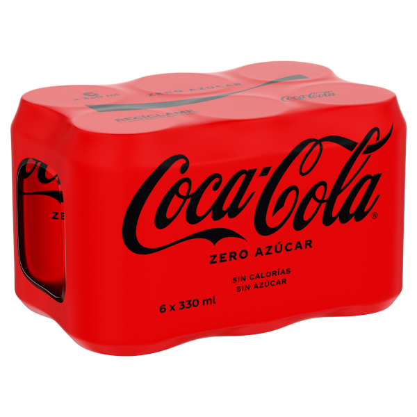 Coca Cola zero pack-6x33cl Coca Cola zero pack-6x33cl