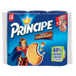 Galletas Príncipe rellenas chocolate pack-3x300g
