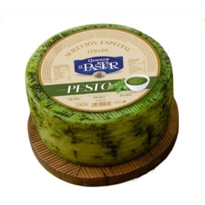 Queso curado mezcla con pesto El Pastor, 250 g